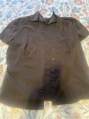 Fred David Chocolate Stretch Shirt